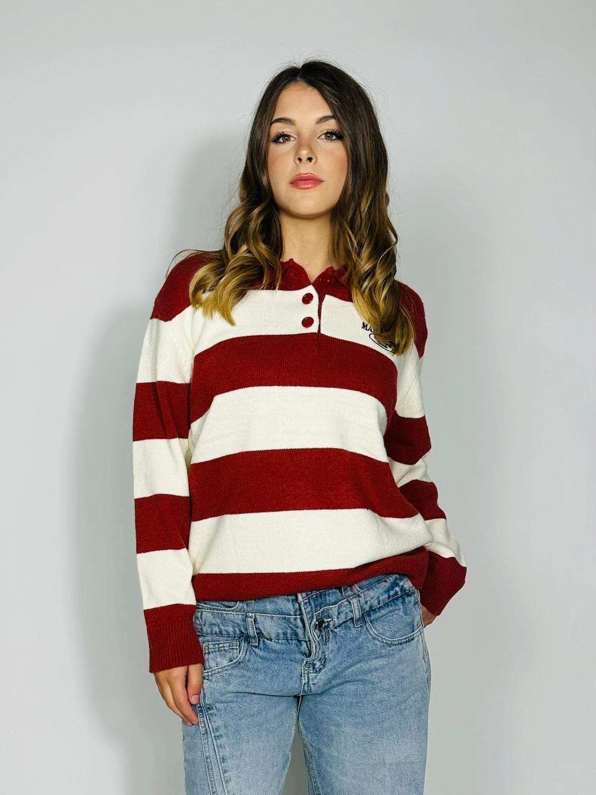 Maglione Manhattan rossa