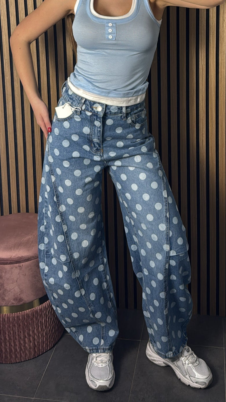 Jeans Balloon Pois