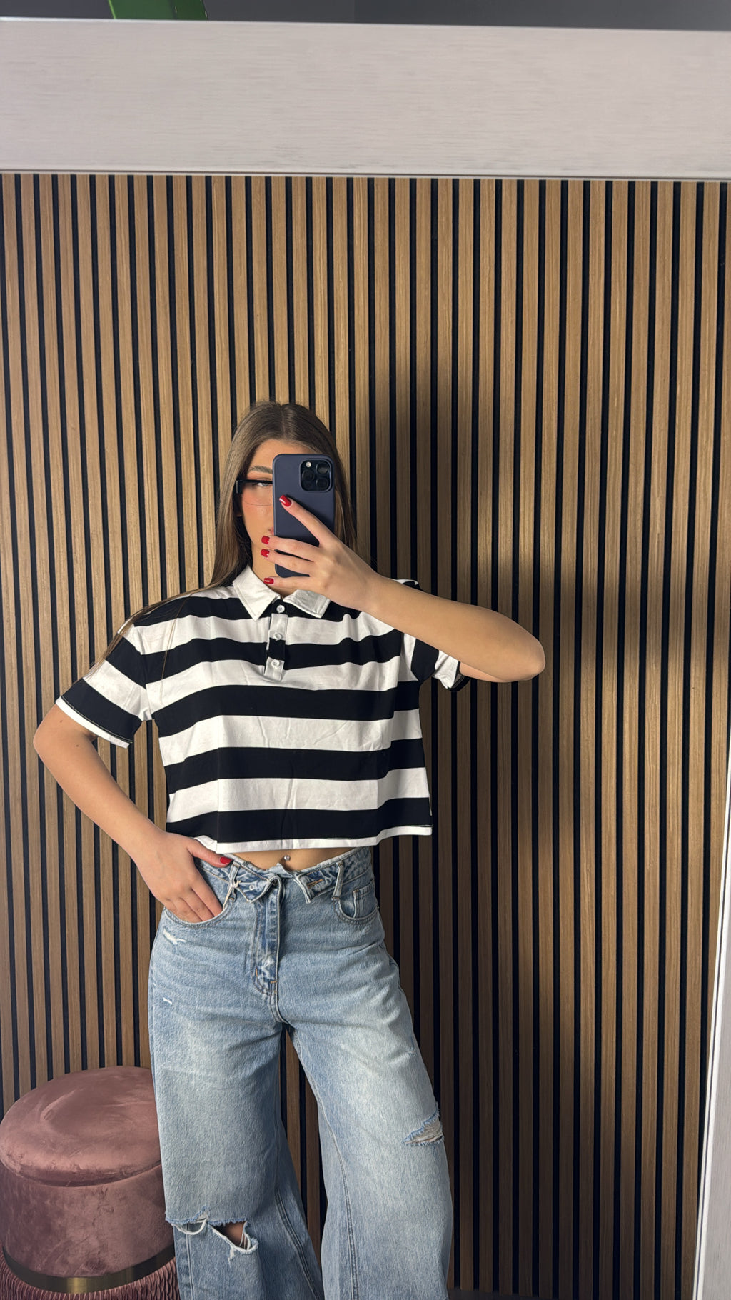 Maglia Candy Nera e Bianca