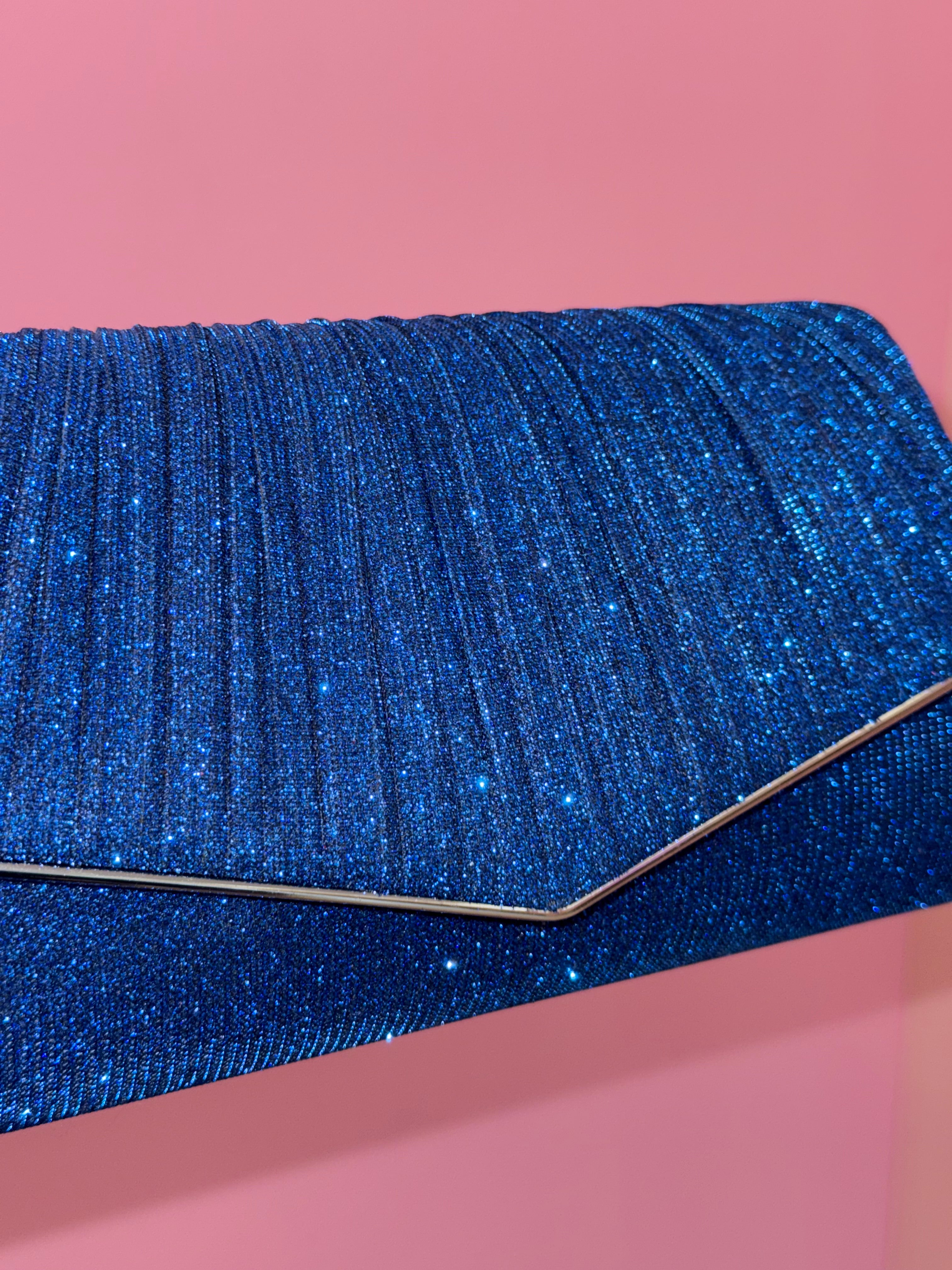 Pochette Blu Elegante