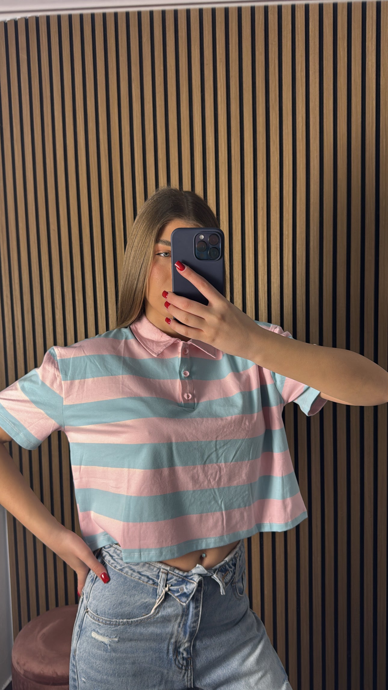 Maglia Candy Rosa e Azzurra