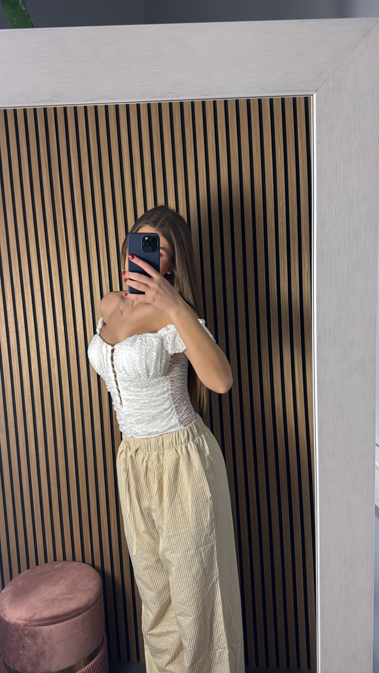 Pantalone Giordy Beige