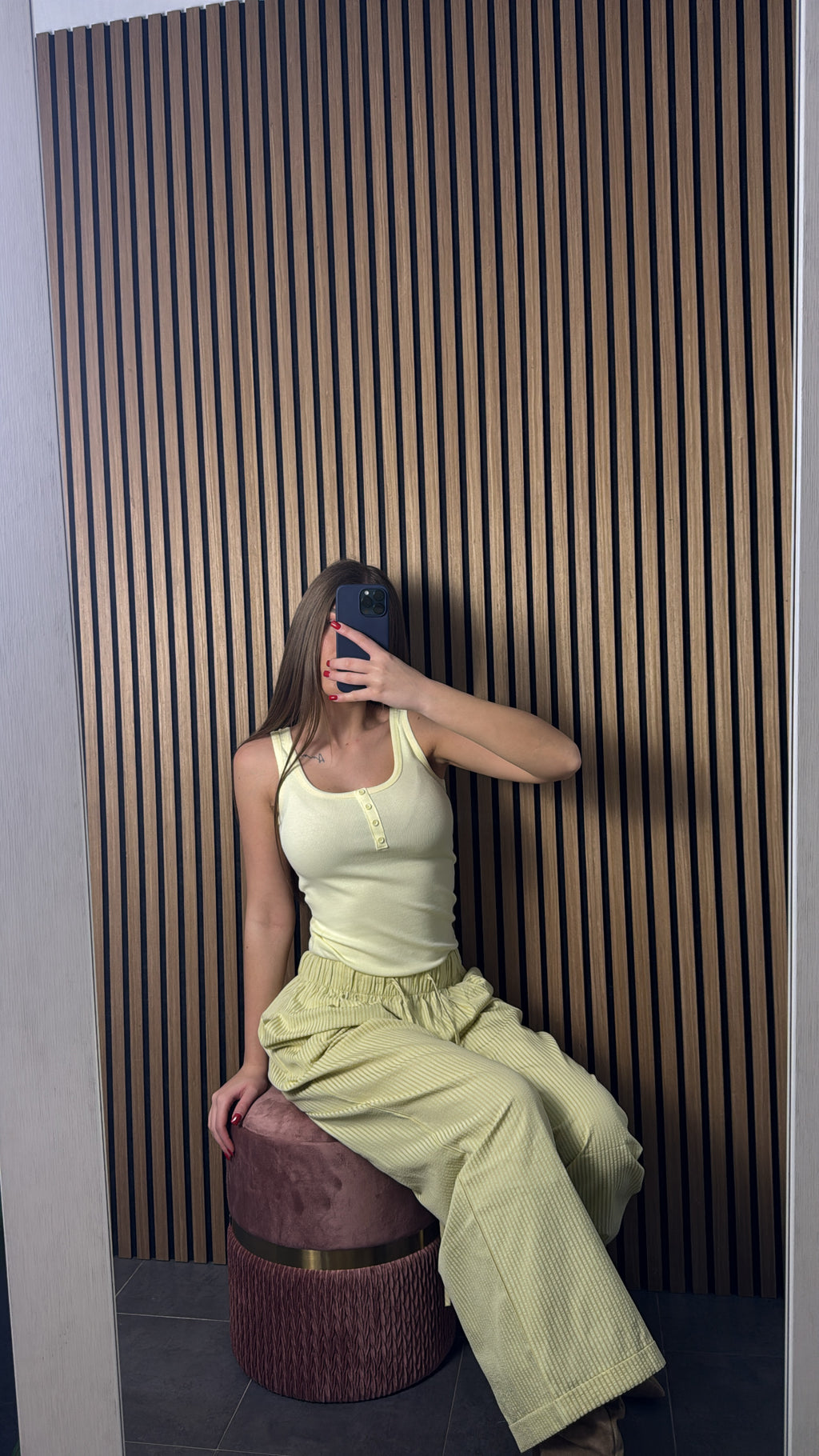 Pantalone Giordy Verde Lime