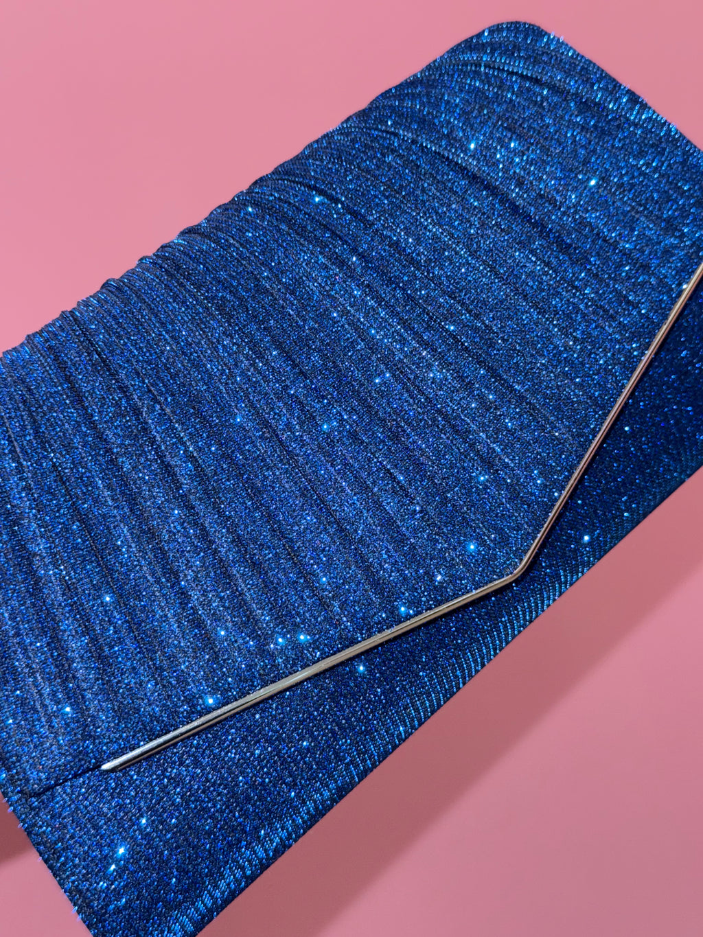 Pochette Blu Elegante