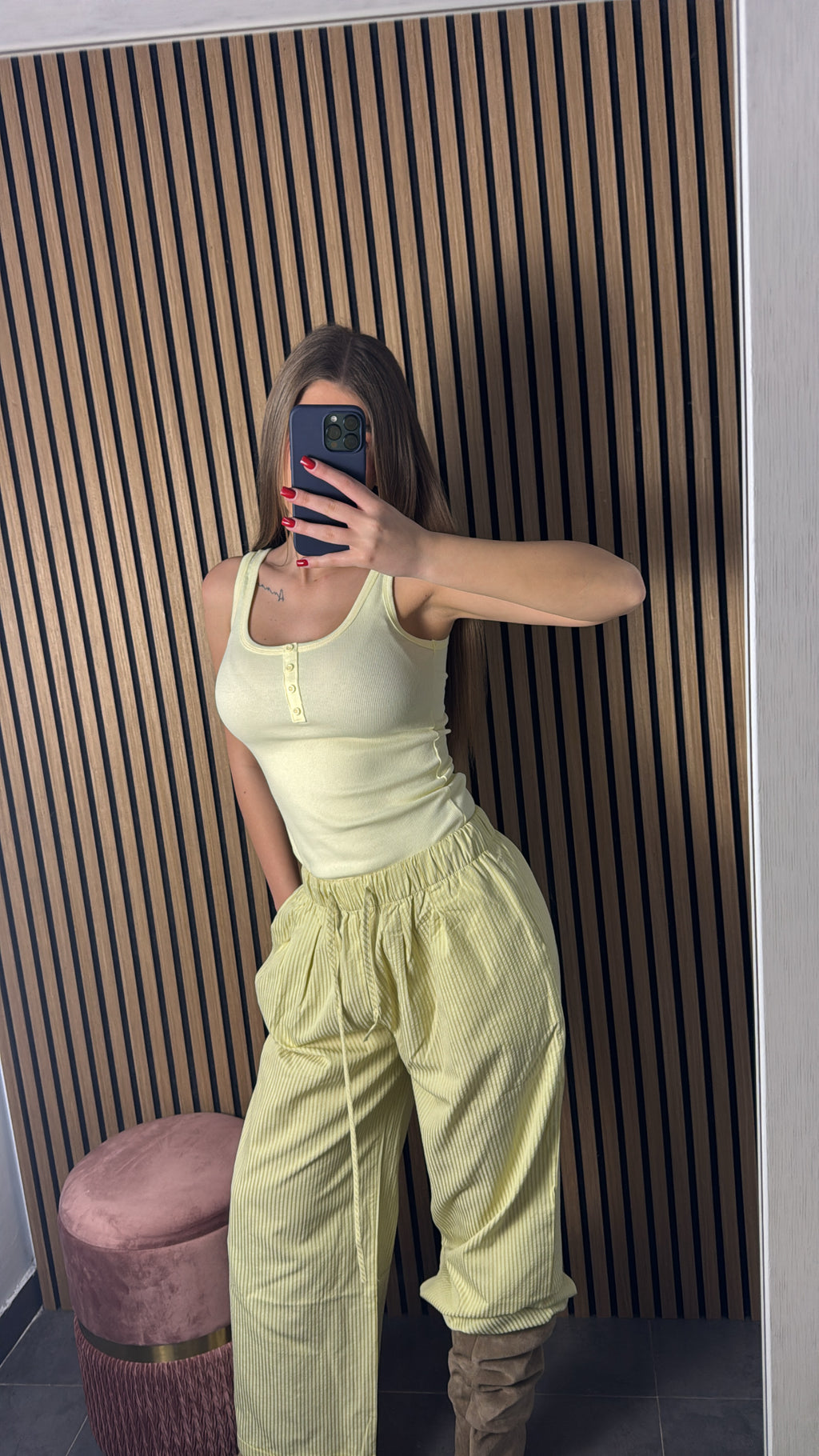 Pantalone Giordy Verde Lime