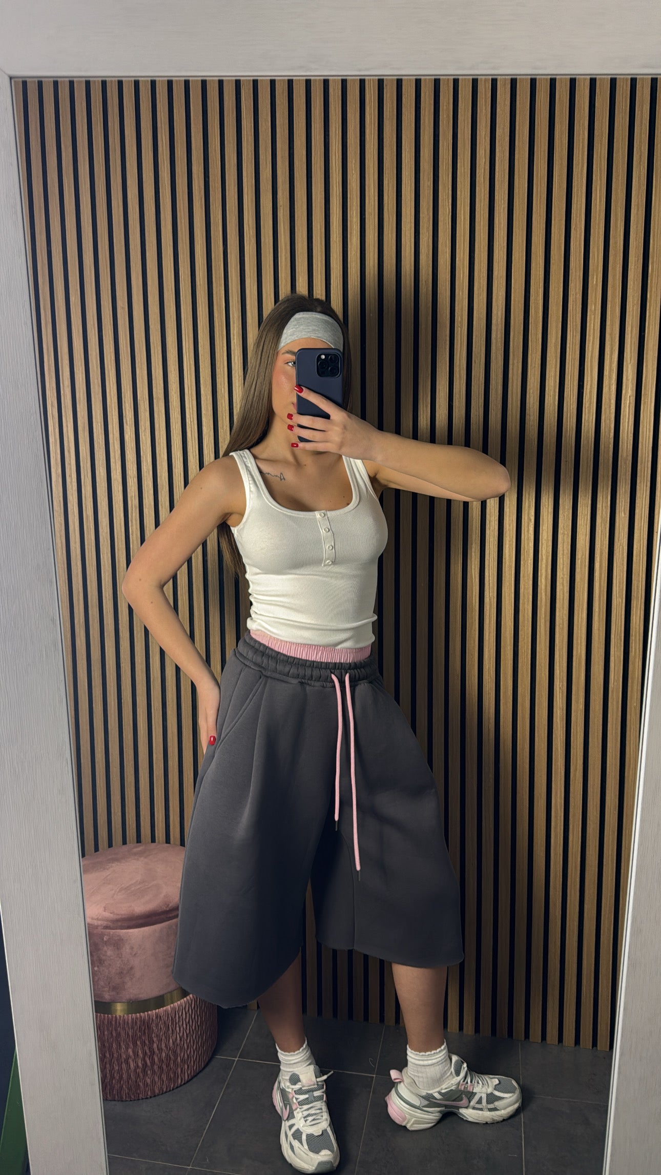 Canotta Button Bianca