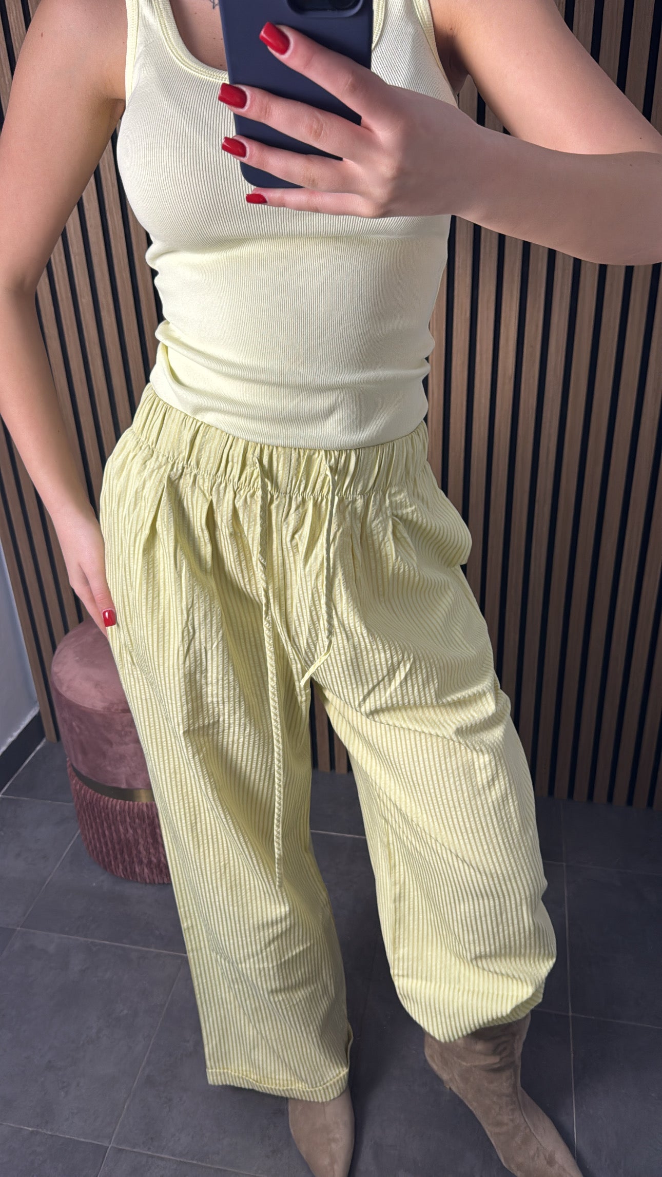 Pantalone Giordy Verde Lime