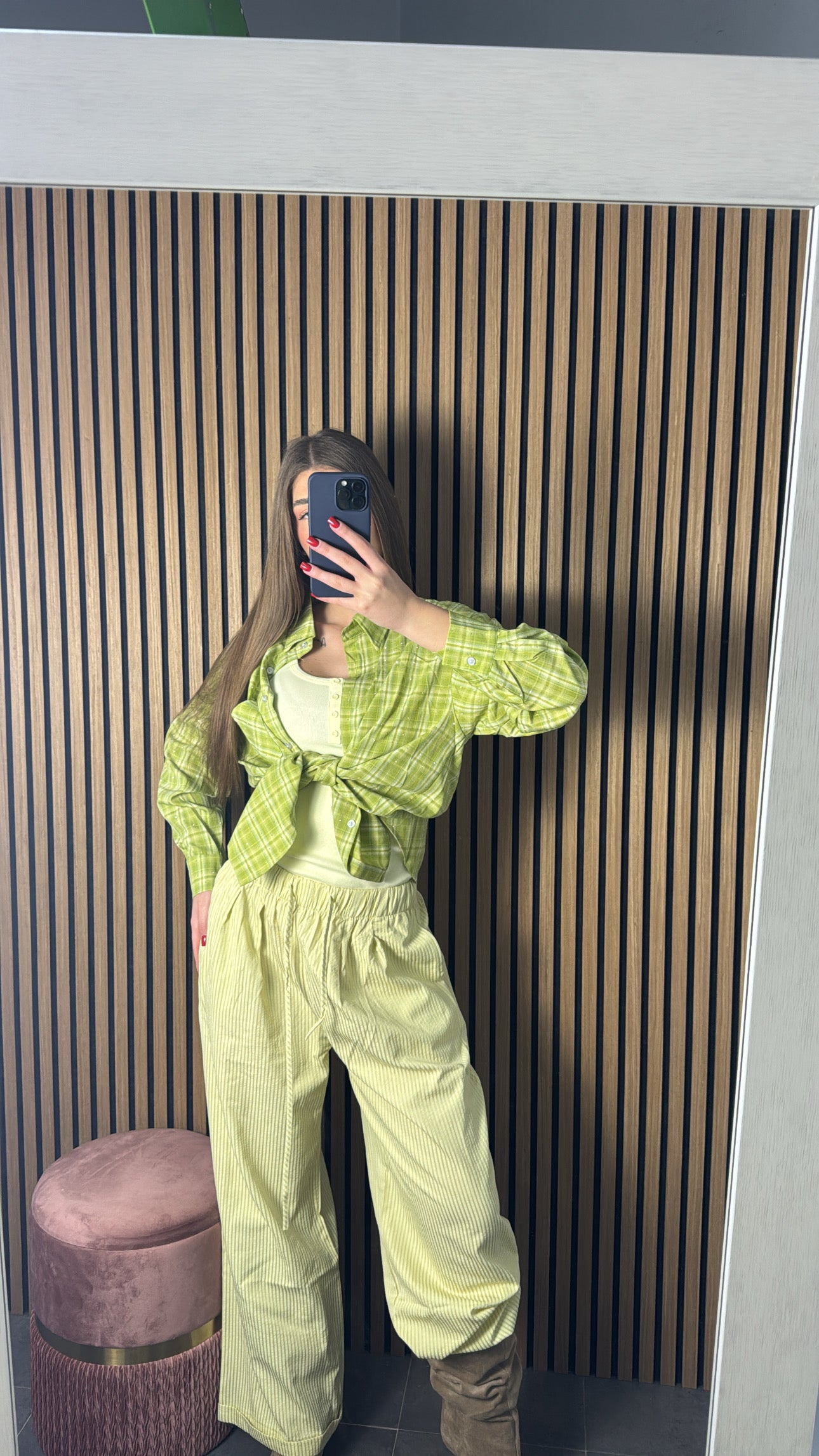 Camicia Summer Brillantinata Verde