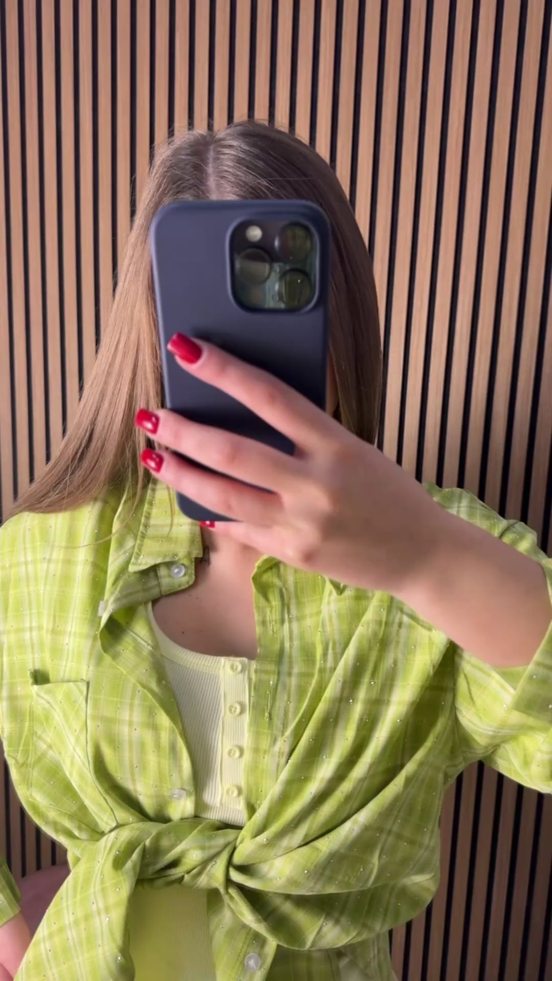 Camicia Summer Brillantinata Verde